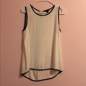 Black and white forever 21 light blouse